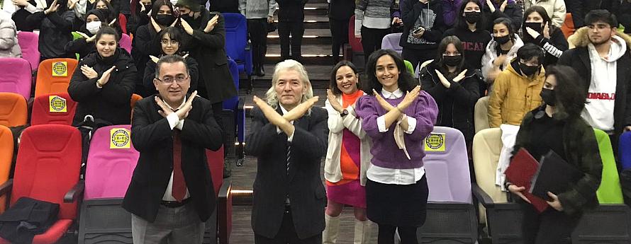 İstanbul Çekmeköy Özden Cengiz Anadolu Lisesi'nde Ata Sporları ve Savunma Sporları Hakkında Konferans