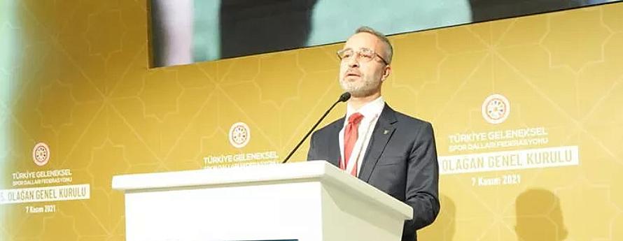 Türkiye Geleneksel Spor Dalları Federasyonu Başkanı Hakan Kazancı güven tazeledi