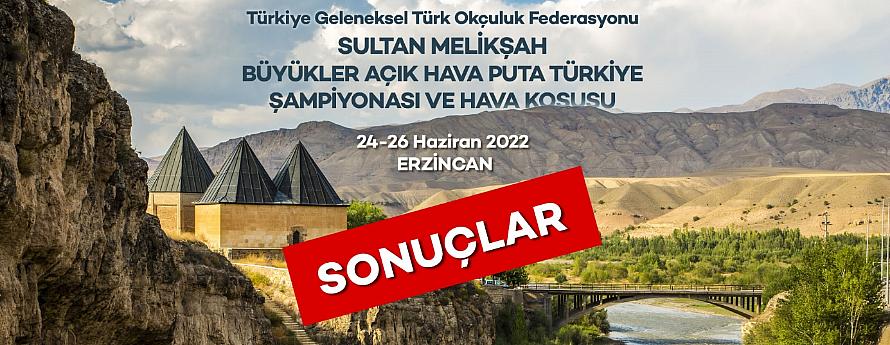 Türkiye Geleneksel Türk Okçuluğu Federasyonunun düzenlediği Sultan Melikşah Büyükler Açık Hava Puta Türkiye Şampiyonası ve Hava Koşusu Sonuçları açıklandı.